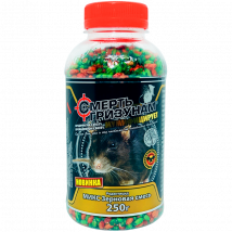 Смерть грызунам 250 г, бутылка (микс зерно) - Родентициды